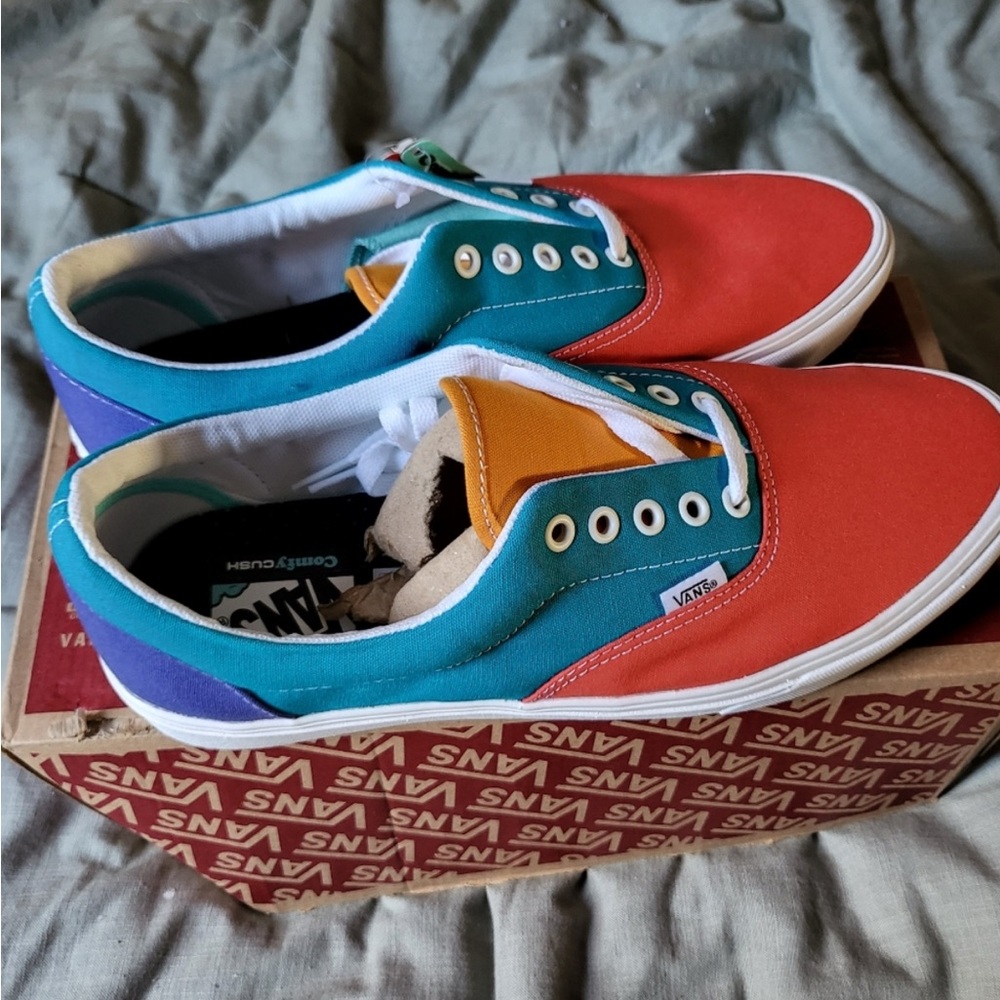 Vans Comfycush Era Multi Block Women 10.5 VNOA3WM92CC comfycush 012025 - Picture 6 of 7